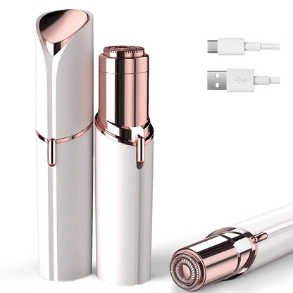 Facial Hair Removal for Women, Electric Painless Facial Hair Remover for Face, Lip, Chin with USB Rechargeable