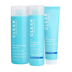 3-Piece Acne Kit – Cleanser, 2% Salicylic Acid & Benzoyl Peroxide